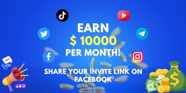 Promotional artwork with bright reward and mobile game elements